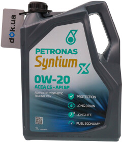 Моторное масло Petronas Syntium X C5 0W-20 синтетическое