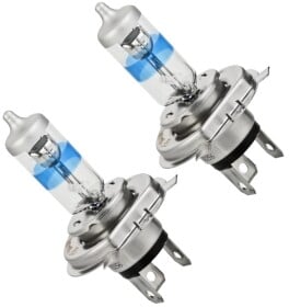 Автолампа General Electric Megalight Ultra +130 H4 P43t 55 W 60 W прозоро-блакитна 50440xnu