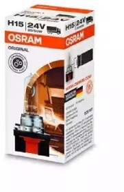 Автолампа Osram Original Line H15 PGJ23T-1 70 W 75 W прозрачная 64177