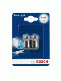 Автолампа Bosch Pure Light R10W BA15s 10 W прозора 1987301019