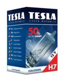 Автолампа Tesla More Light +50% H7 PX26d 55 W прозрачная b30701