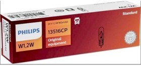 Автолампа Philips Original W1,2W W2x4,6d 1,2 W прозрачная 13516CP