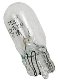Автолампа Tes-Lamps Standard W3W W2,1x9,5d 3 W прозора w12302