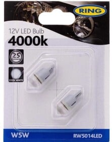Автолампа Ring W5W 5 W белая rw5014led