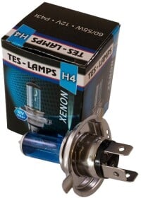 Автолампа Tes-Lamps Xenon H4 P43t 55 W 60 W синя 2880011