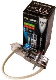 Автолампа Tes-Lamps Standard H3 PK22s 70 W прозрачная 2880015