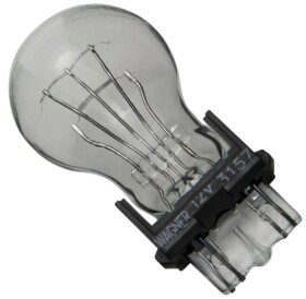 Автолампа Wagner P27/7W W2,5x16q 27 W 7 W прозора 3157