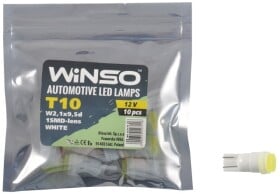 Автолампа Winso T10 W2,1x9,5d 127110