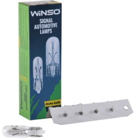 Автолампа Winso W1,2W W2x4,6d 1,2 W прозора 713240
