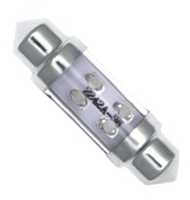 Автолампа Ring C5W SV8,5 светло-голубая LED239B