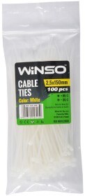 Стяжка Winso 125150 150 мм 2,5 мм 100 шт