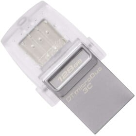 Флешка Kingston DataTraveler MicroDuo 3C 128 ГБ