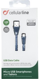 Кабель CellularLine USBDATACMICROUSBB USB - Micro USB 1 м