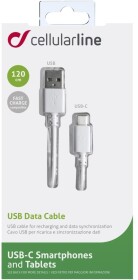 Кабель CellularLine USBDATACUSBACW USB - type-C 1,2 м
