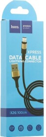 Кабель Hoco X26 X26LIGHTNINGBLACKGOLD USB - Apple Lightning 1 м