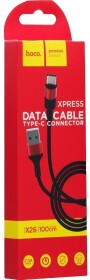 Кабель Hoco X26 X26TYPECBLACKRED USB - type-C 1 м