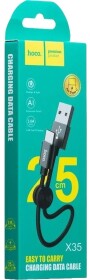 Кабель Hoco X35 X35TYPECL025MBLACK USB - type-C 0,25 м