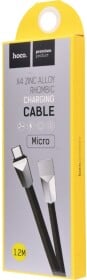 Кабель Hoco X4 X4MICROBLACK USB - Micro USB 1,2 м