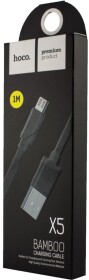 Кабель Hoco X5 X5MICROBLACK USB - Micro USB 1 м