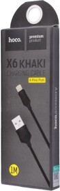 Кабель Hoco X6 X6LIGHTNINGBLACK USB - Apple Lightning 1 м