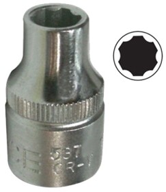 Торцева головка Force 53708 8 мм 3/8