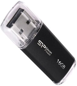 Флешка Silicon Power Ultima Ⅱ I-Series Black 16 ГБ