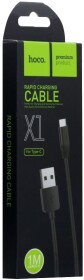 Кабель Hoco X1 X1TYPEC1MBLACK USB - type-C 1 м