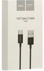 Кабель Hoco X23 X23TYPECBLACK USB - type-C 1 м