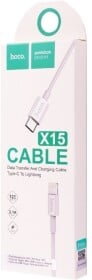 Кабель Hoco X15 X15LIGHTNINGWHITE Apple Lightning - USB type-C 1,2 м