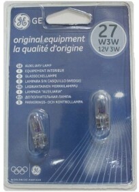 Автолампа General Electric W3W 3 W прозрачная 5304