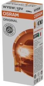 Автолампа Osram Original WY5W W2,1x9,5d 5 W прозрачная 2827NA-K10SZT