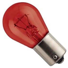 Автолампа Philips PR21W BAW15s 21 W червона 1208810