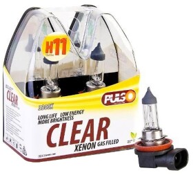 Автолампа Pulso H11 PGJ19-2 55 W прозрачная LP-92550