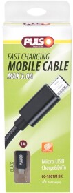 Кабель Pulso CC-1801MBK USB - Micro USB 1 м