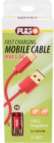 Кабель Pulso CC-1101CRD USB - USB type-C 1 м