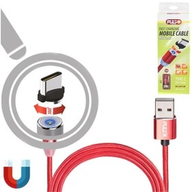 Кабель Pulso MC-2301CRD USB - USB type-C 1 м