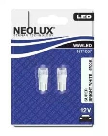 Автолампа Neolux® W5W W2,1x9,5d 0,5 W nt106702b