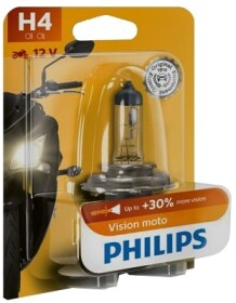 Автолампа Philips H4 P43t-38 55 W 60 W прозрачная 12342PRBW