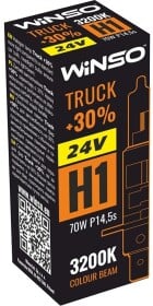 Автолампа Winso Truck H1 P14,5s 70 W прозрачная 724100