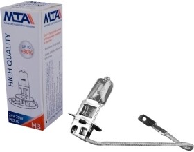 Автолампа MTA H3 PK22s 70 W прозрачная 80327HBC1