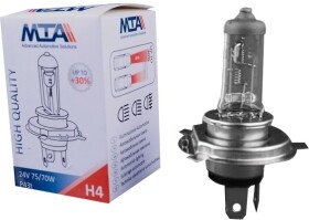 Автолампа MTA H4 P43t 70 W 75 W прозрачная 84273HBC1