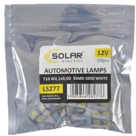 Автолампа Solar T10 W2,1x9,5d LS277P