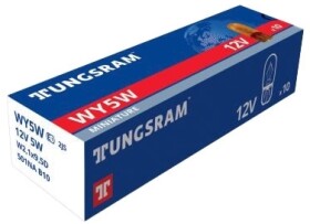 Автолампа Tungsram Basic WY5W W2,1x9,5d 5 W помаранчева 501na