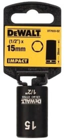 Торцевая головка DeWALT DT7533 15 мм 1/2