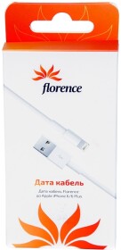 Кабель Florence DC10-IPH6 USB - Apple Lightning 2 м