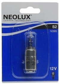 Автолампа Neolux® S2 BA20d 35 W прозрачная N395-01B