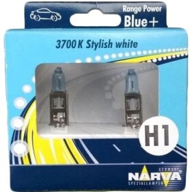 Автолампа Narva H1 P14,5s 55 W прозоро-блакитна 48630S2