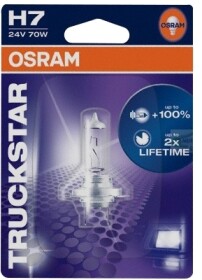 Автолампа Osram Truck Star H7 PX26d 70 W прозора 64215LTS-01B