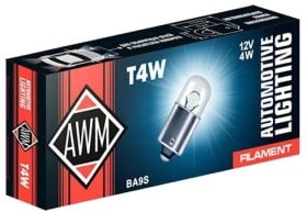 Автолампа Awm T4W BA9s 4 W прозрачная 410300008