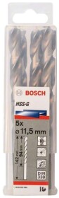 Набор сверл Bosch спиральных по металлу 2608595080 11.5 мм 5 шт.